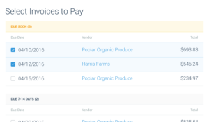 Processing your restaurant's invoices will be a snap when you can pay your vendors online.